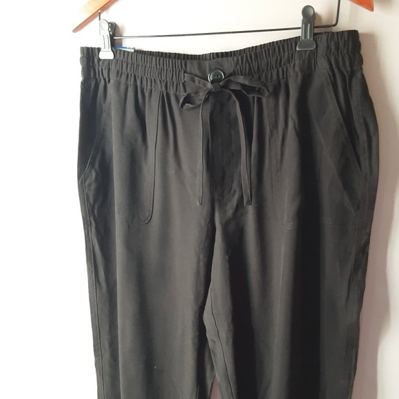 Tahari Women's Black Elastic Waist Joggers | New! Large - Picture 3 of 14